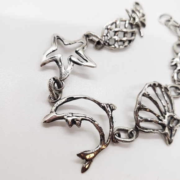 Trudi HAND CAST STERLING SILVER BRACELET - Picture 7 of 7